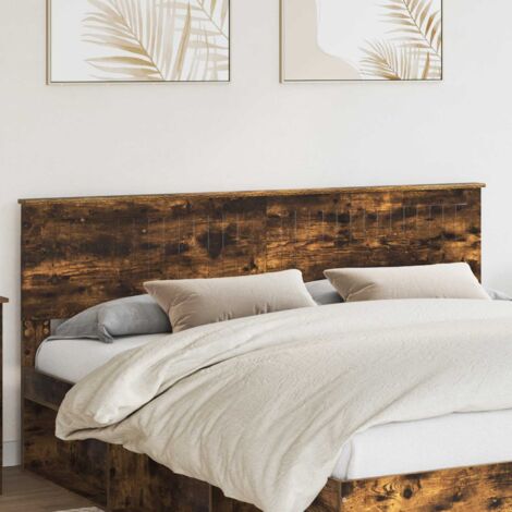 Tête de lit-Panneau de lit Chêne fumé 180 cm Bois d'ingénierie 550122