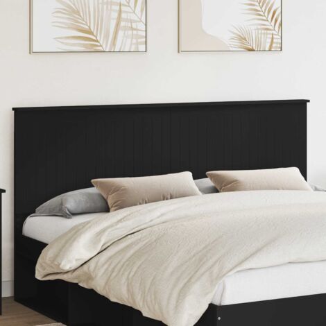 Tête de lit-Panneau de lit Chêne noir 180 cm Bois d'ingénierie 859235