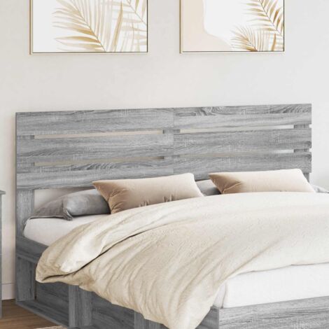 Tête de lit-Panneau de lit Gris Sonoma 180 cm Bois d'ingénierie 453065