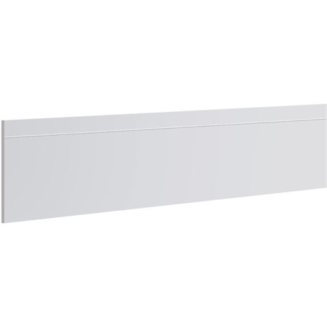 Tête de lit pour lit de 135 et 150 cm coloris Blanc - Longueur 158 x Hauteur 40 x Profondeur 1,5 cm