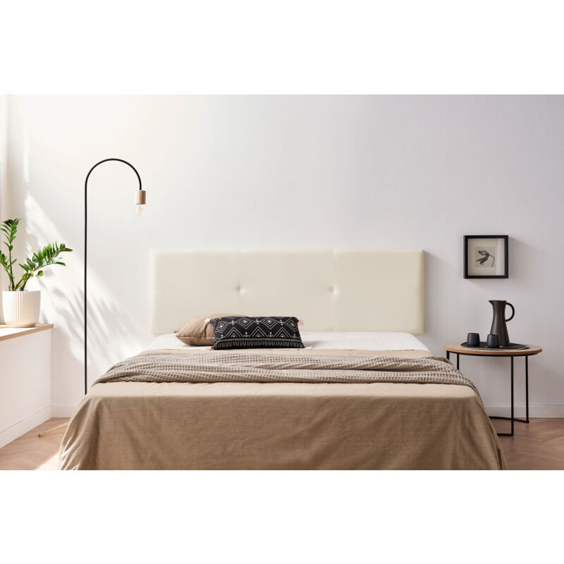 Moonia - Tête de Lit Tapisée alma Simili cuir 160x50x5 cm