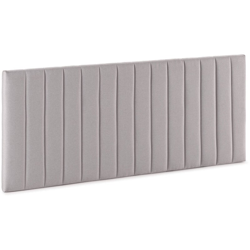 Tête de lit tapissée Eris 140x60 cm Gris clair