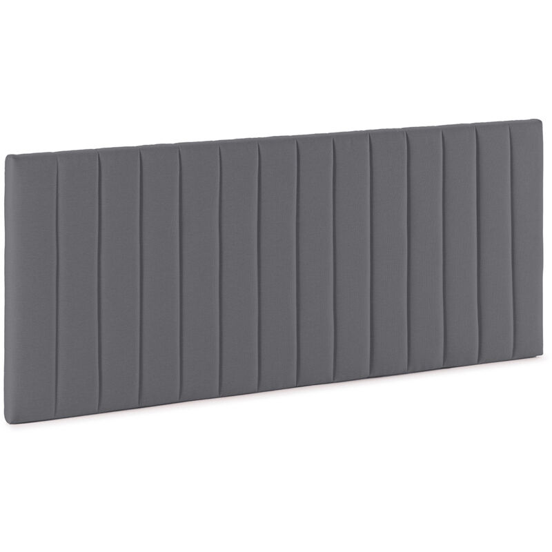 Tête de lit tapissée Eris 160x60 cm Gris foncé