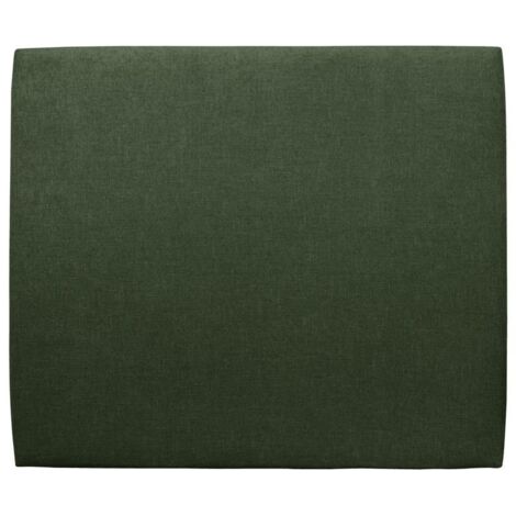 Tete de lit Tapissée Tissu Vert L 140 cm - Ep 10 cm rembourré