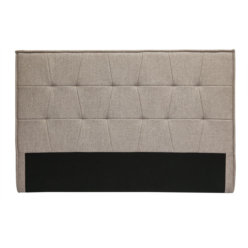 Tête de lit en tissu taupe L170 cm suka