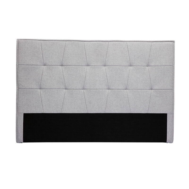 Tête de lit en tissu gris L170 cm suka