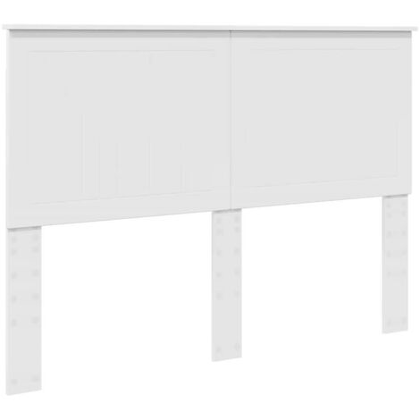 Tête de lit，Décoration murale Blanc 140 cm Bois d'ingénierie CFW356444