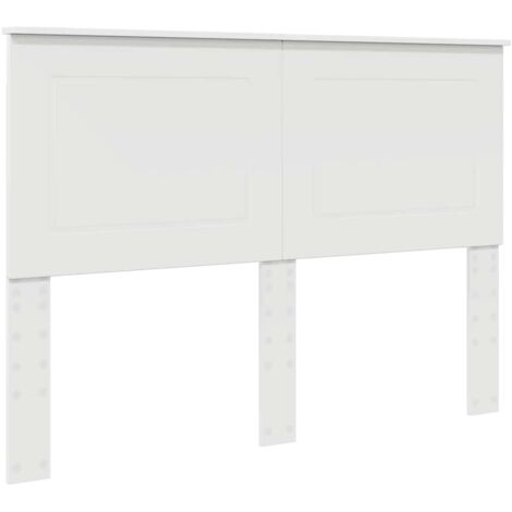 Tête de lit，Décoration murale Blanc 160 cm Bois d'ingénierie CFW635571