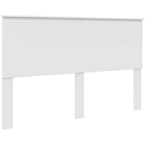 Tête de lit，Décoration murale Blanc 160 cm Bois d'ingénierie CFW759274
