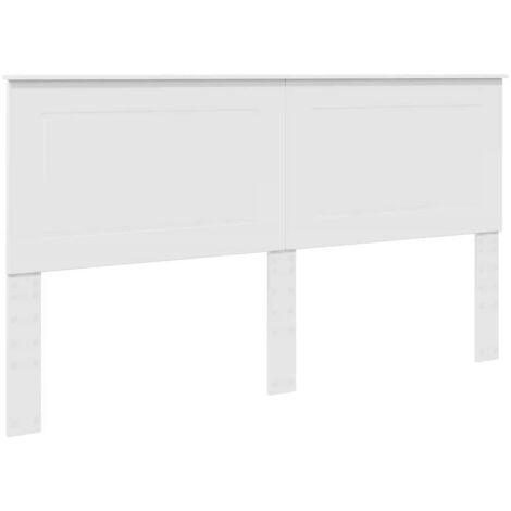 Tête de lit，Décoration murale Blanc 200 cm Bois d'ingénierie CFW178397