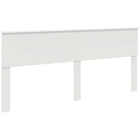 Tête de lit，Décoration murale Blanc 200 cm Bois d'ingénierie CFW526129