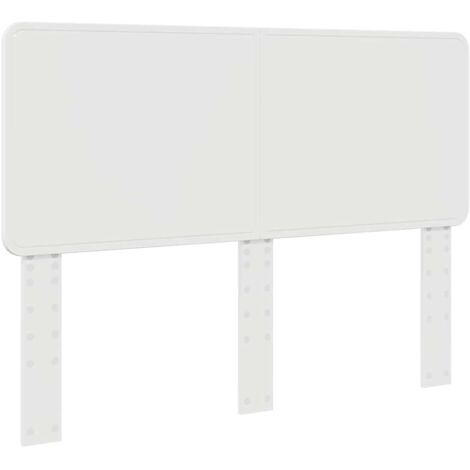 Tête de lit，Décoration murale Blanc Brillant 160 cm Bois d'ingénierie CFW962815