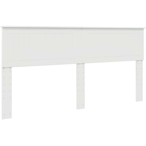 Tête de lit，Décoration murale Blanc Brillant 180 cm Bois d'ingénierie CFW186255
