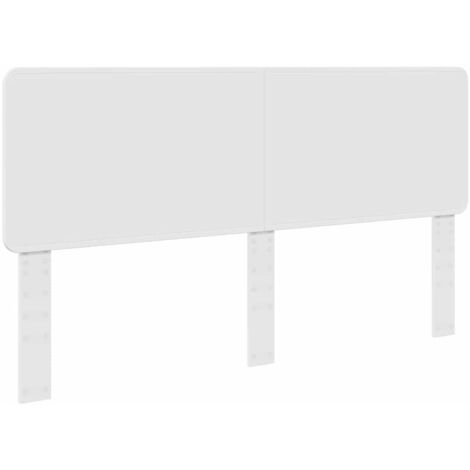 Tête de lit，Décoration murale Blanc Brillant 180 cm Bois d'ingénierie CFW457477