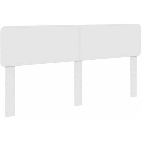 Tête de lit，Décoration murale Blanc Brillant 180 cm Bois d'ingénierie CFW460302