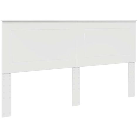 Tête de lit，Décoration murale Blanc brillant 180 cm Bois d'ingénierie CFW508238