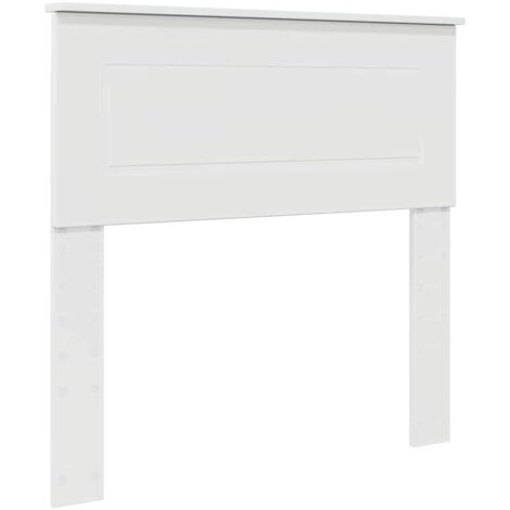 Tête de lit，Décoration murale Blanc Brillant 80 cm Bois d'ingénierie CFW267363