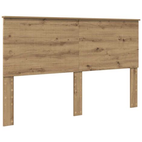 Tête de lit，Décoration murale Chêne artisanal 160 cm Bois d'ingénierie CFW710404