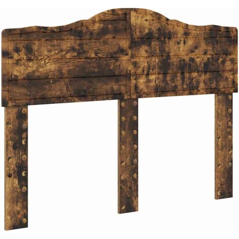 Tête de lit，Décoration murale Chêne fumé 135 cm Bois d'ingénierie CFW516907