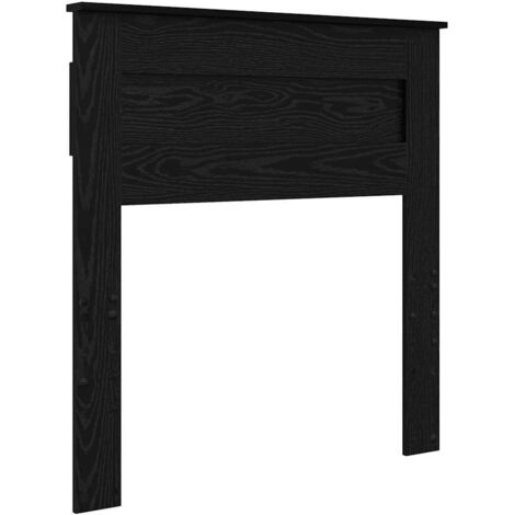 Tête de lit，Décoration murale Chêne noir 75 cm Bois d'ingénierie CFW912260