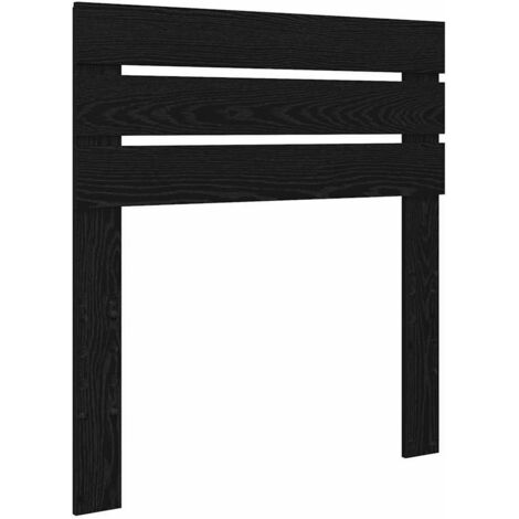 Tête de lit，Décoration murale Chêne noir 80 cm Bois d'ingénierie CFW178410