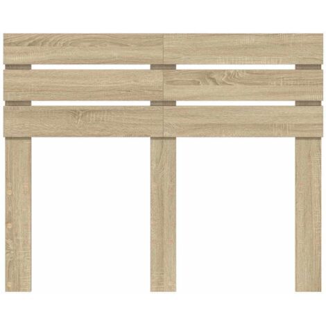 Tête de lit，Décoration murale Chêne Sonoma 120 cm Bois d'ingénierie CFW757828