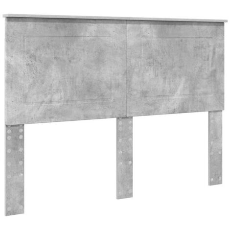 Tête de lit，Décoration murale Gris béton 150 cm Bois d'ingénierie CFW932752