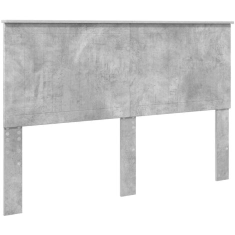 Tête de lit，Décoration murale Gris béton 150 cm Bois d'ingénierie CFW968655