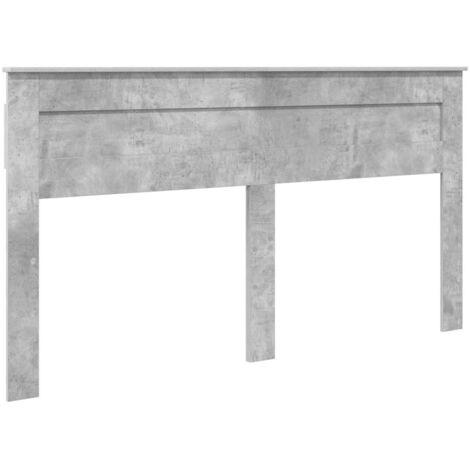 Tête de lit，Décoration murale Gris béton 180 cm Bois d'ingénierie CFW693926