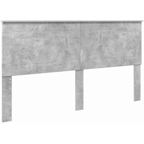 Tête de lit，Décoration murale Gris béton 180 cm Bois d'ingénierie CFW701280