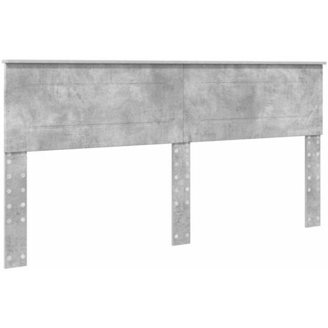 Tête de lit，Décoration murale Gris béton 180 cm Bois d'ingénierie CFW720660