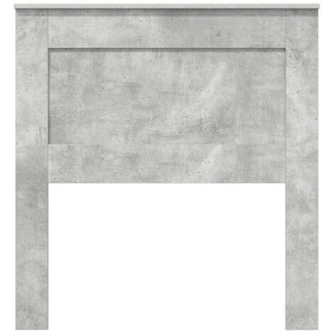 Tête de lit，Décoration murale Gris béton 75 cm Bois d'ingénierie CFW438694