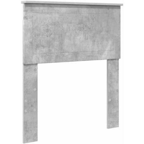 Tête de lit，Décoration murale Gris béton 75 cm Bois d'ingénierie CFW508254