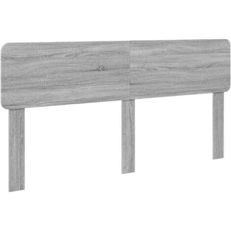 Tête de lit，Décoration murale Gris Sonoma 180 cm Bois d'ingénierie CFW357980