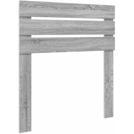 Tête de lit，Décoration murale Gris Sonoma 75 cm Bois d'ingénierie CFW349435