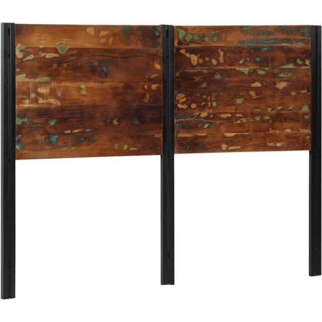 Tête de lit，Panneau décoratif 140 cm bois massif récupéré et fer CFW5659945