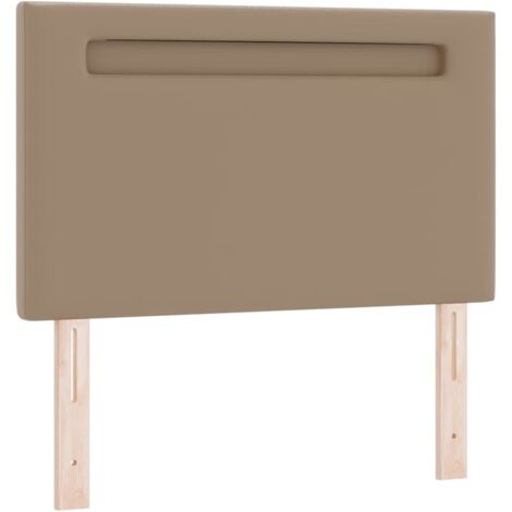 Tête de lit，Panneau décoratif avec des lumières à LED Cappuccino 100 cm PVC CFW6027461