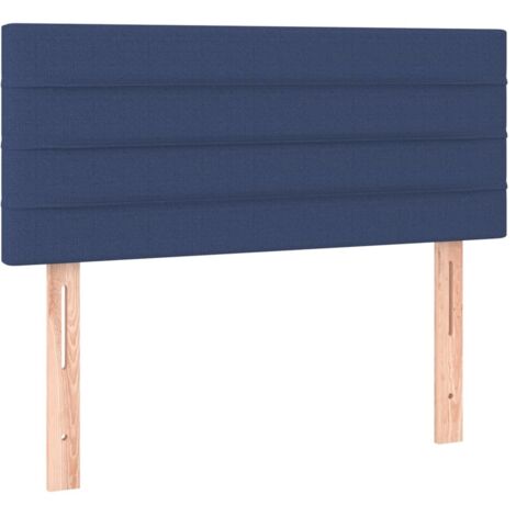 Tête de lit，Panneau décoratif Bleu 100x5x78/88 cm Tissu CFW4964996
