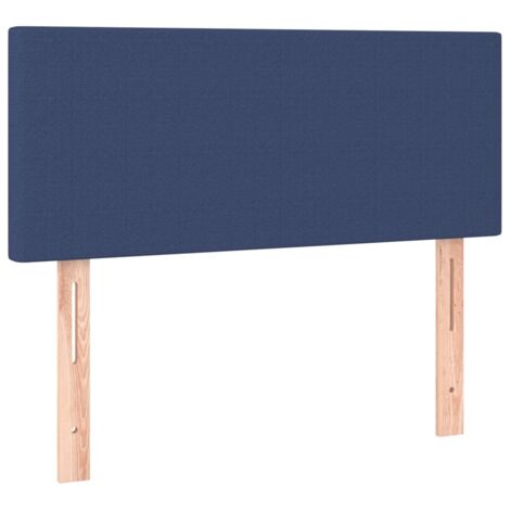 Tête de lit，Panneau décoratif Bleu 90x5x78/88 cm Tissu CFW9643148