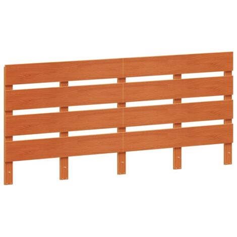 Tête de lit，Panneau décoratif cire marron 180 cm bois massif de pin CFW1973166