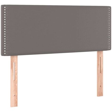 Tête de lit，Panneau décoratif Gris 80x5x78/88 cm Similicuir CFW9171147