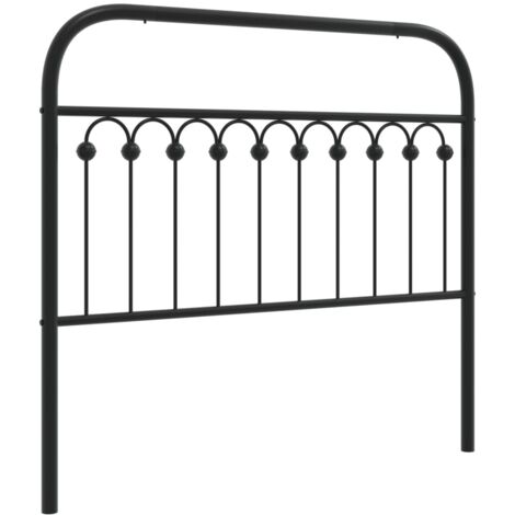 Tête de lit,Panneau décoratif métal noir 107 cm CFW2058681