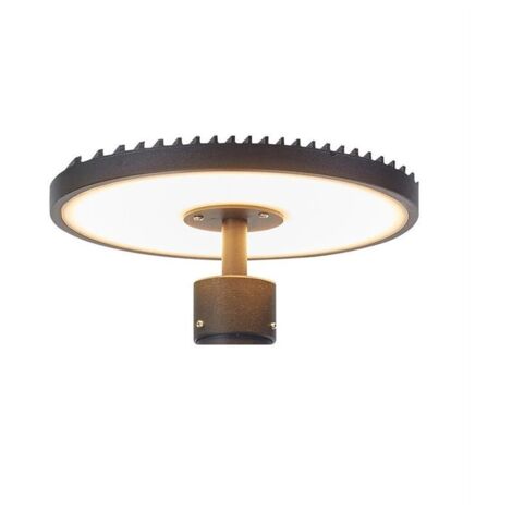 Tete de luminaire exterieur en aluminium noir - markslojd - plate 42248430 42248430 42248430 42248430