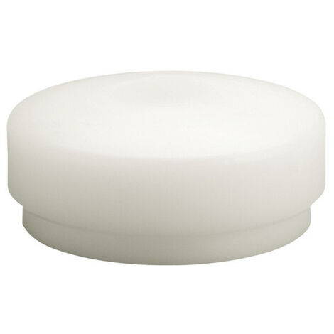 Tête de maillet à frappe amortie D. de la tête 50 mm nylon blanc, dur