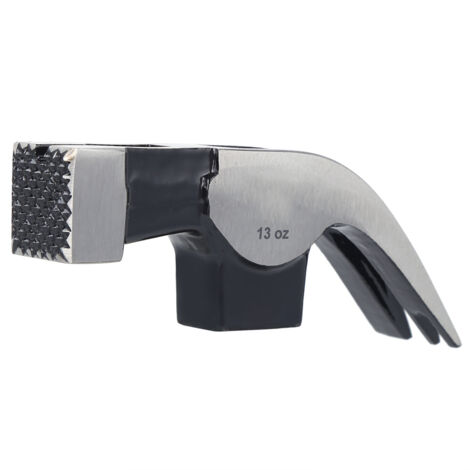 Tête de marteau à griffe de charpentier à double fourche 13oz, angle courbé pour outil de menuiserie maison