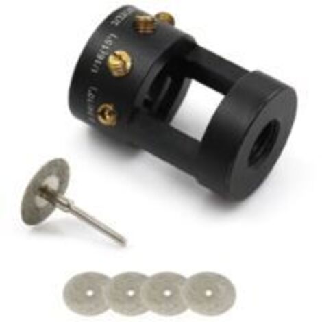 Tête de meulage géante en S pour électrodes de tungstène pour soudage TIG avec disque diamanté multi-arêtes et décalé