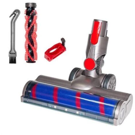 TêTe de Moteur de Brosse de Sol à Rouleau Souple/Dur pour Aspirateur Dyson V7 V8 V10 V11 V15 avec Phare LED et Verrouillage Triger