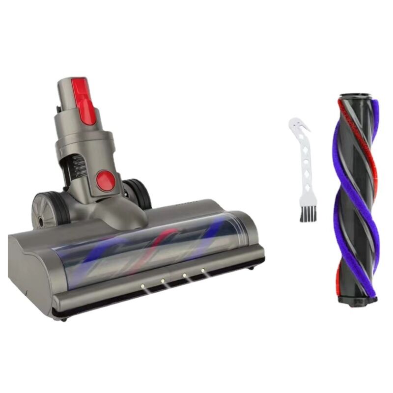 Tête de Nettoyage à Entraînement Direct Acessoire de Brosse Turbo avec Dégagement Rapide pour Dyson V7 V8 V10 V11 V15 Aspirateur, avec Rouleau Poils