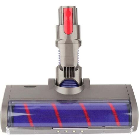 Tête De Nettoyage À Rouleau Souple Pour Aspirateur Balai Sans Fil Fixation Sol Bois Dur Dégagement Rapide