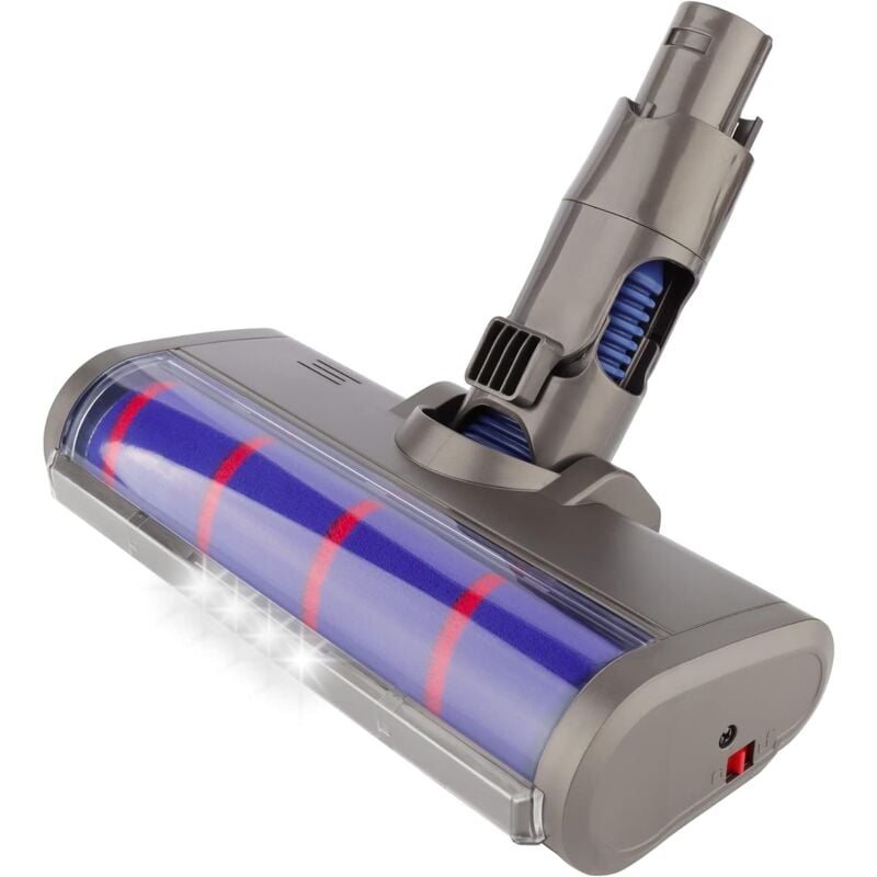 Tête de nettoyage à tambour souple de remplacement compatible avec les aspirateurs sans fil Dyson Dyson V6, dc58, dc59, dc61, dc62, dc74, accessoires